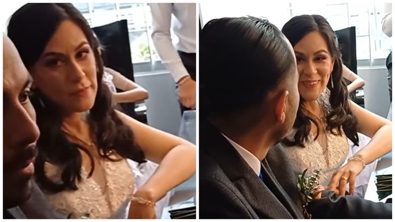 Novia se arepiente en plan boda y se hace viral.