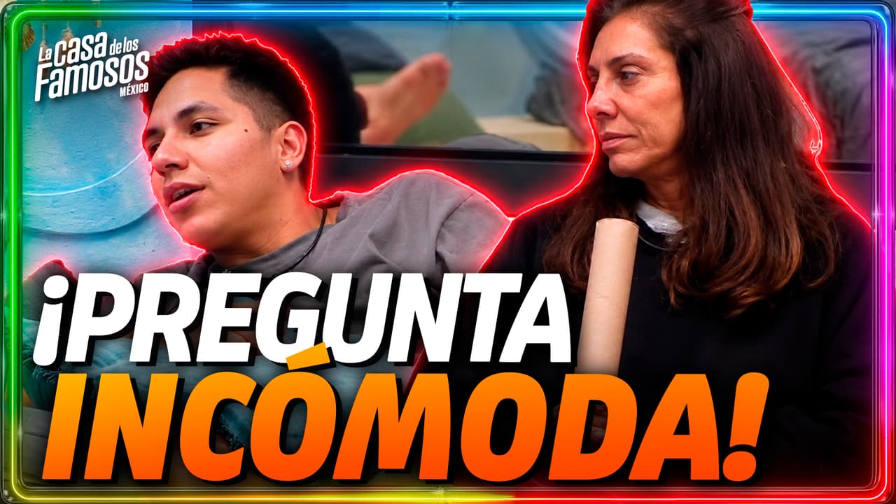¿SE HABRÁ OFENDIDO MASAD? ¡Cynthia cree que Masad se ofendió con la pregunta.