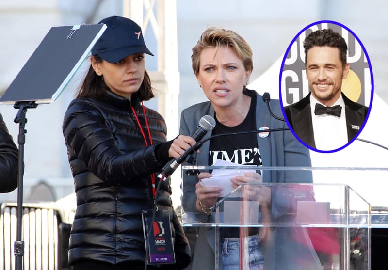 Scarlett Johansson arremete contra James Franco