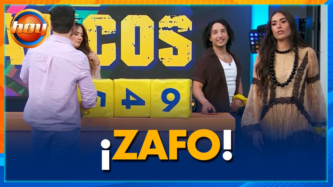 Galilea Montijo y Andrea Legarreta se rinden en el juego 'Cubos Matemáticos'