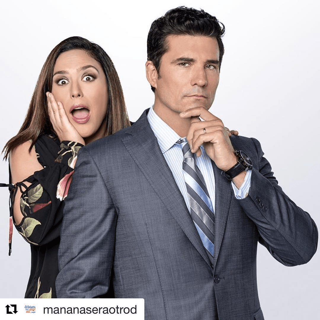 Actualmente lo puedes ver protagonizando la telenovela "Y mañana será otro día… mejor", al lado de Angélica Vale.