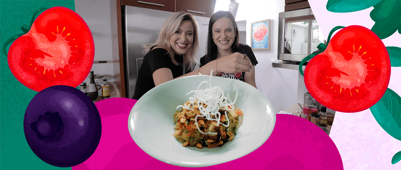 Receta de Pinches famosos: Gaby Platas prepara 'Pad Thai vegano'