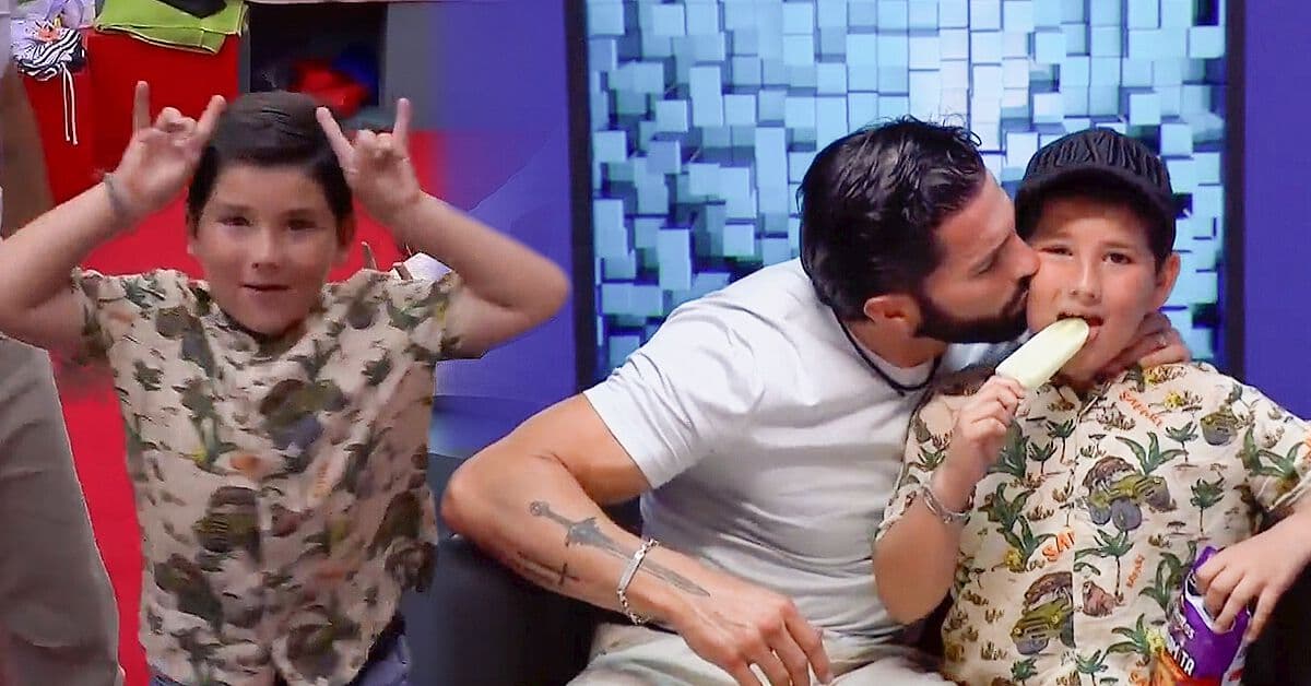 Así fue la emotiva visita de Ponchito, hijo de Poncho, que conmovió a los habitantes de La Casa de los Famosos México