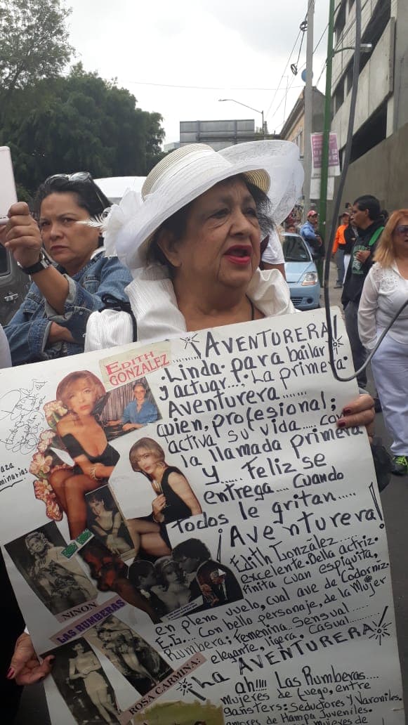 Irma Martínez, fan de Edith González