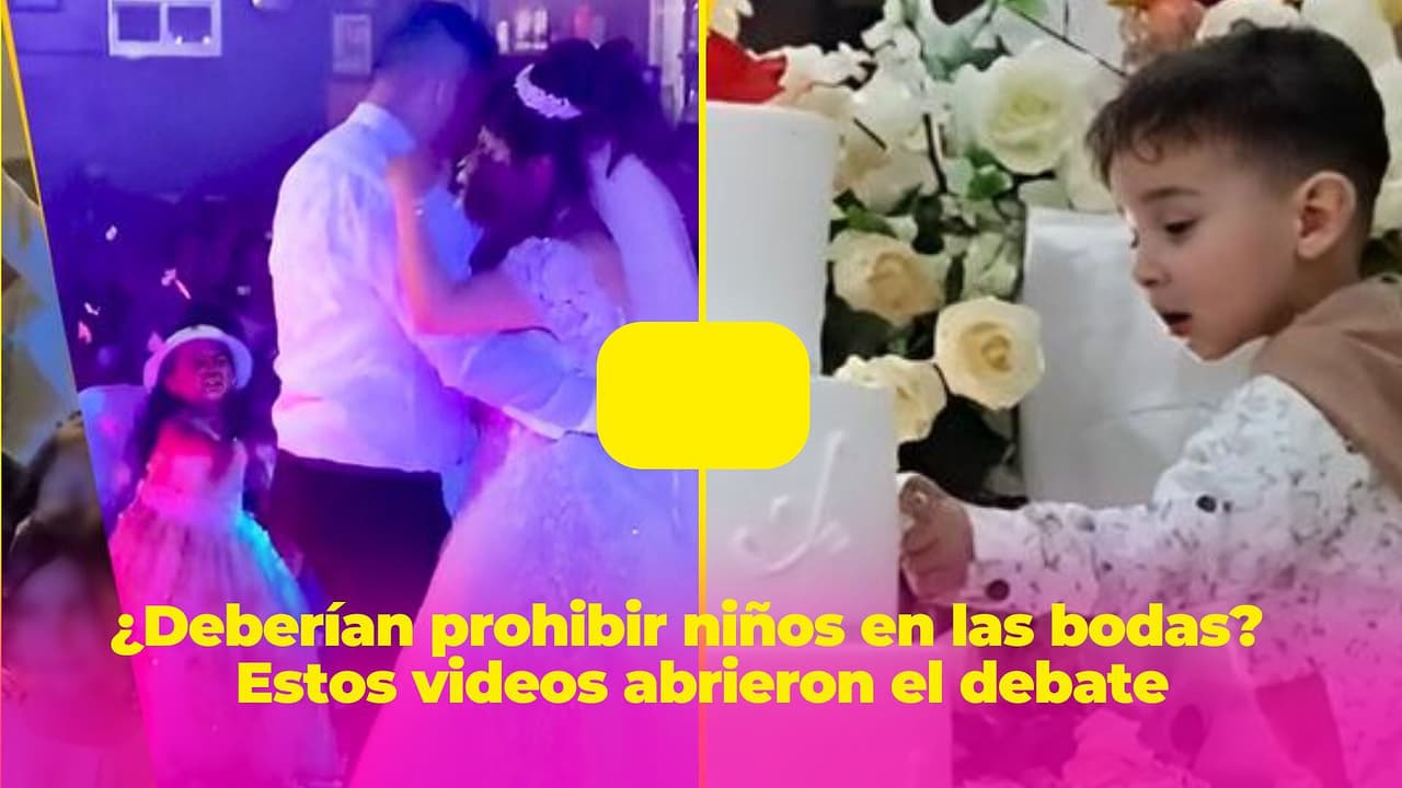 ¿Deberían prohibir niños en las bodas? Estos videos de pequeños causando accidentes abrieron el debate