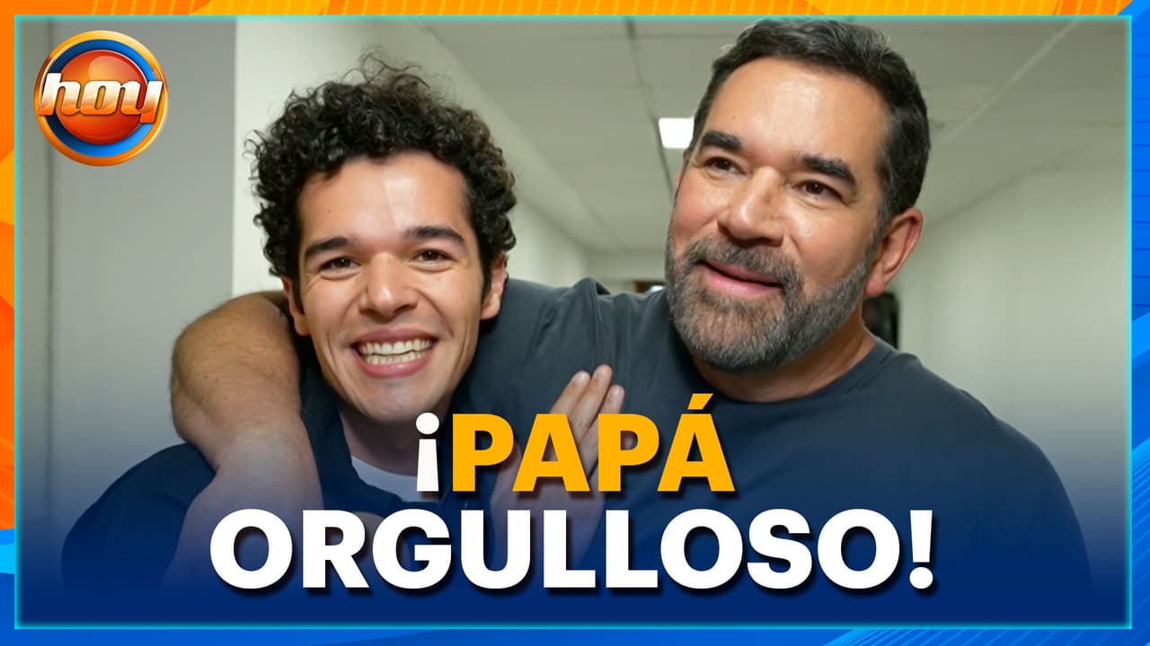 Eduardo Santamarina APOYA a su hijo Eduardo Zucchi en sus inicios en las telenovelas