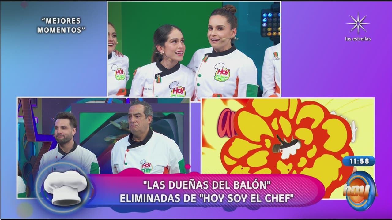 Andrea Legarreta, con voz entrecortada, revela a la pareja eliminada de Hoy soy el Chef: eliminados se despiden llorando