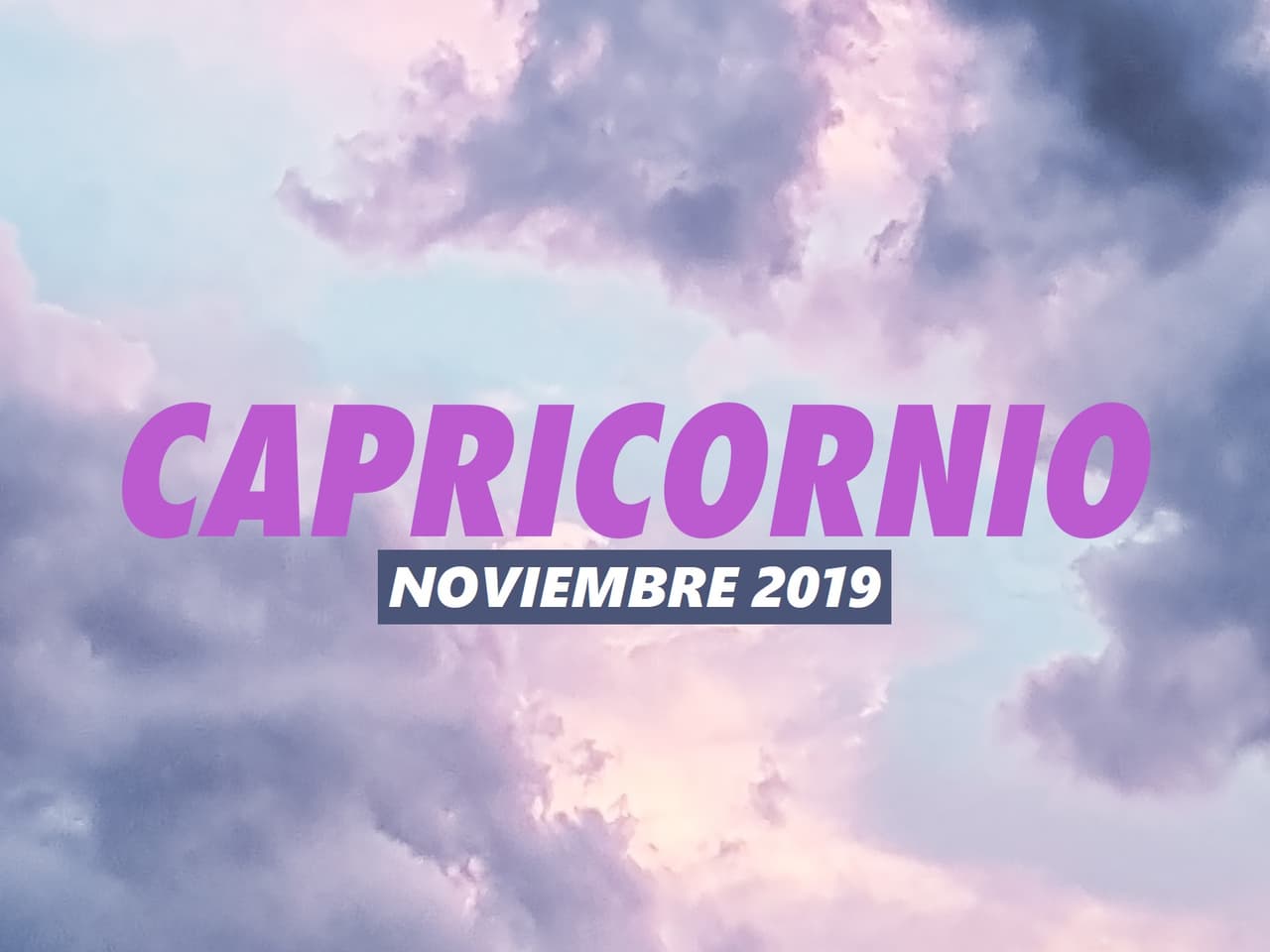 Horóscopo Capricornio: ¿cómo será noviembre para ti?