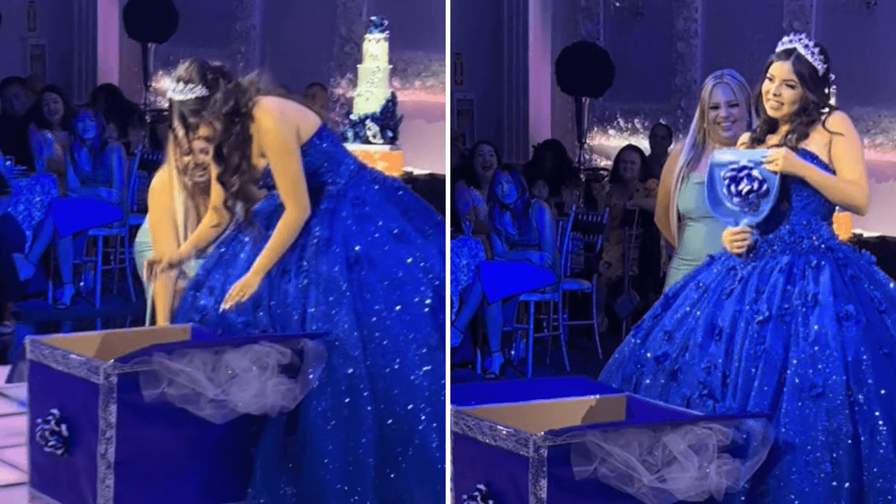 Quinceañera recibe kit de limpieza de regalo: su reacción encantó a TikTok