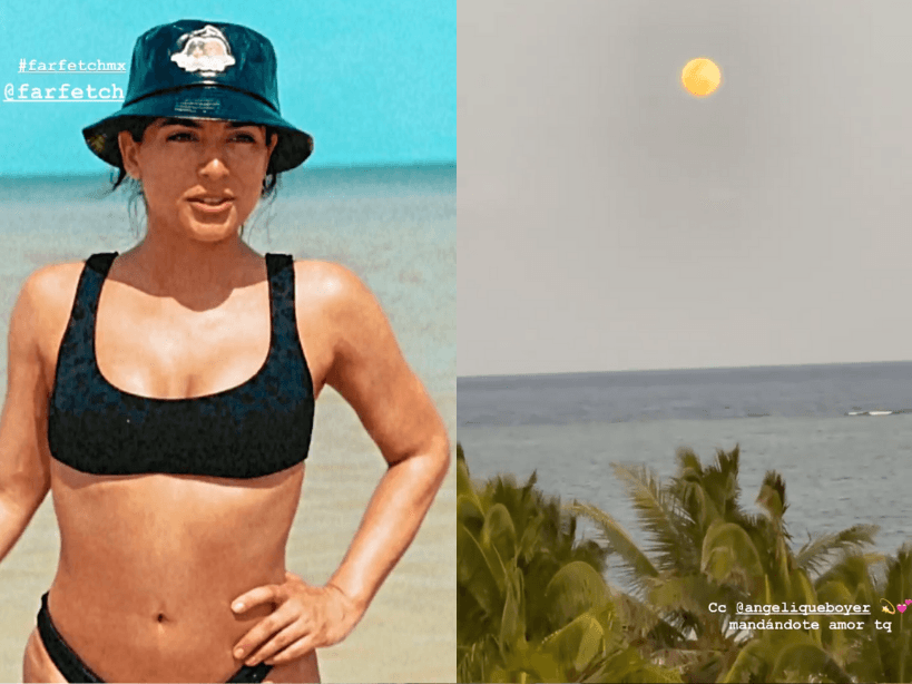 Ana Brenda deslumbró con su belleza en playas mexicanas