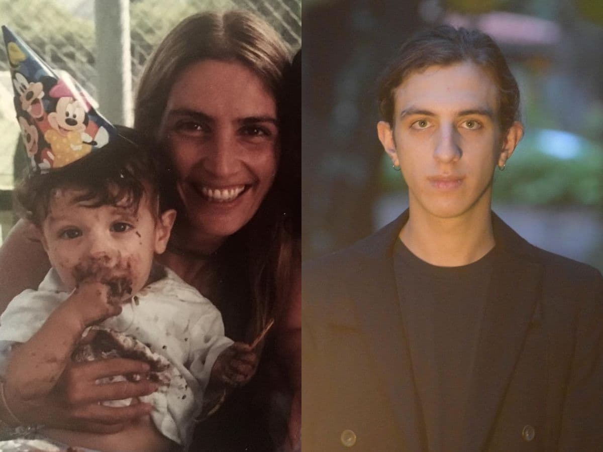 Luca es hijo de Eduardo Palomo y Carina Ricco.