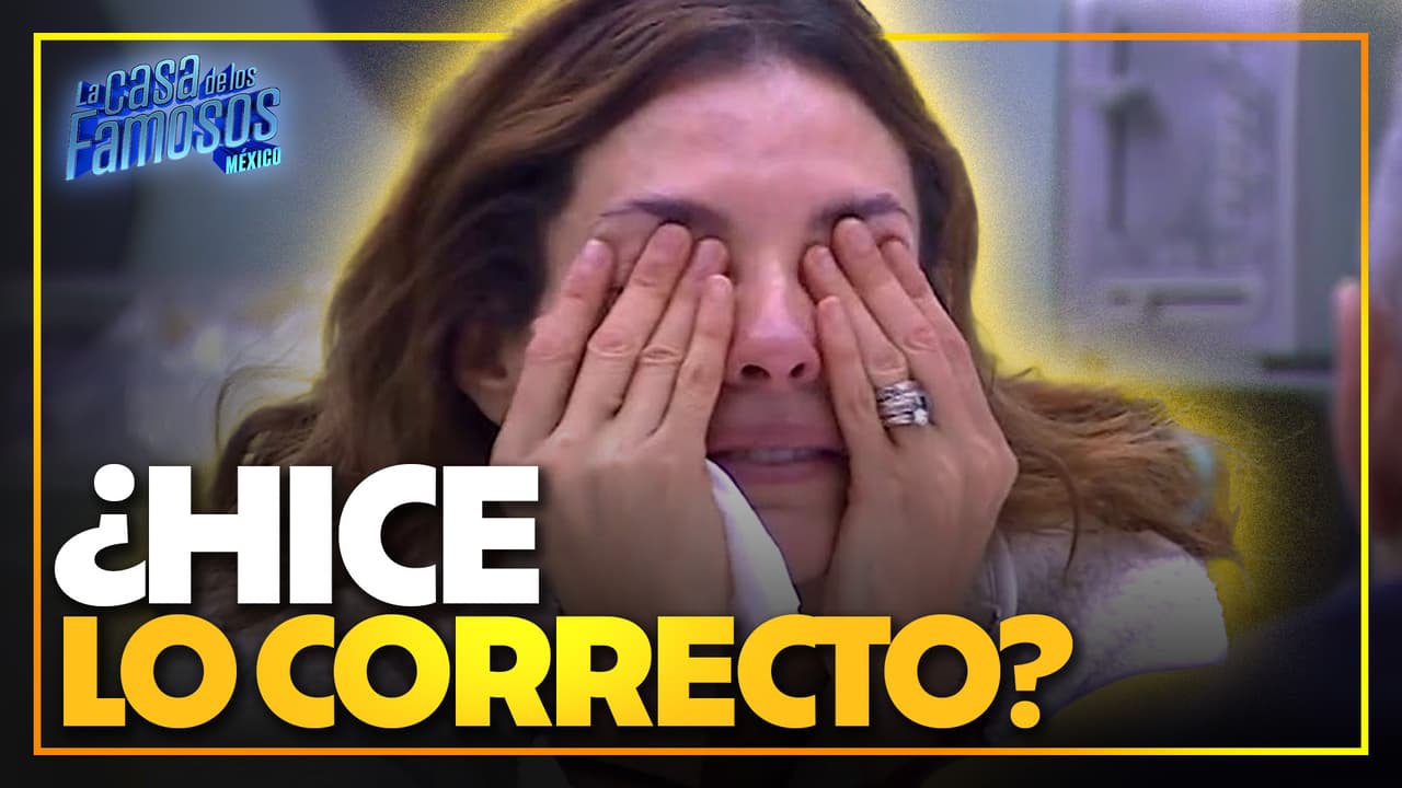 Mar ROMPE EN LLANTO y está preocupada de lo que ocurre fuera de La Casa