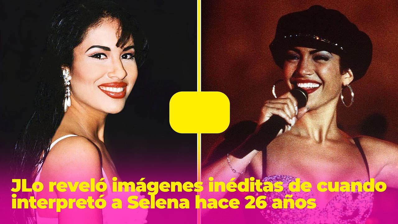 JLo reveló imágenes inéditas de cuando interpretó a Selena hace 25 años