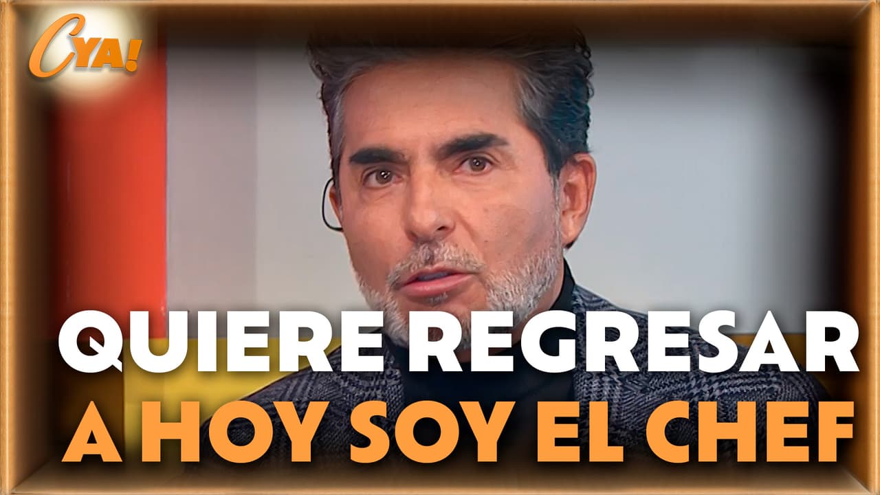 Raúl Araiza quiere ser juez en la próxima temporada de Hoy soy el Chef