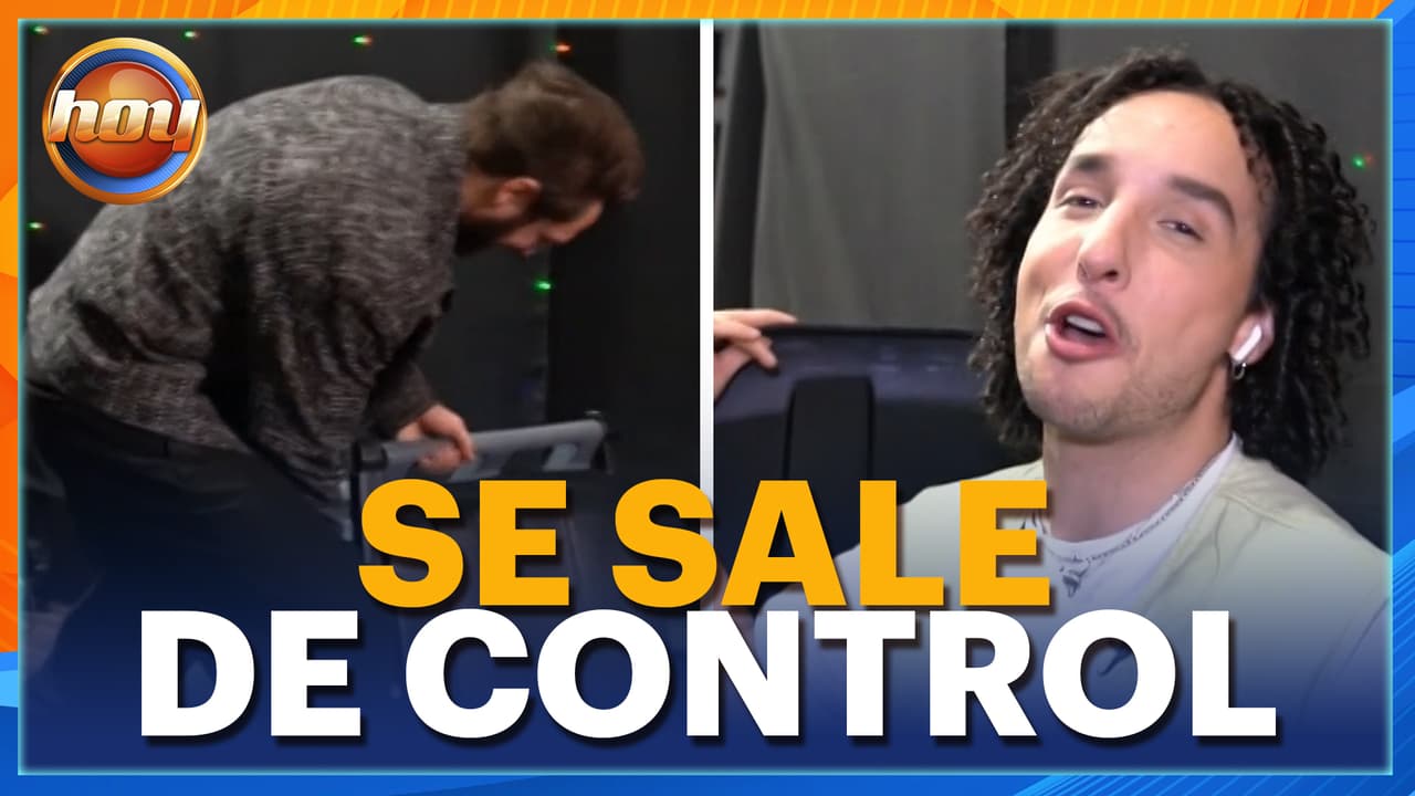¡Sorpresa! Jorge Anzaldo ataca con pistola de agua desde un bote de basura