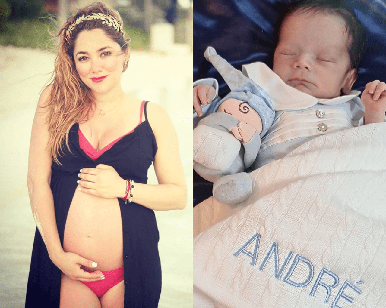 André, hijo de Sherlyn, no tiene ni un mes de nacido y ya tiene más de 300 seguidores en Instagram