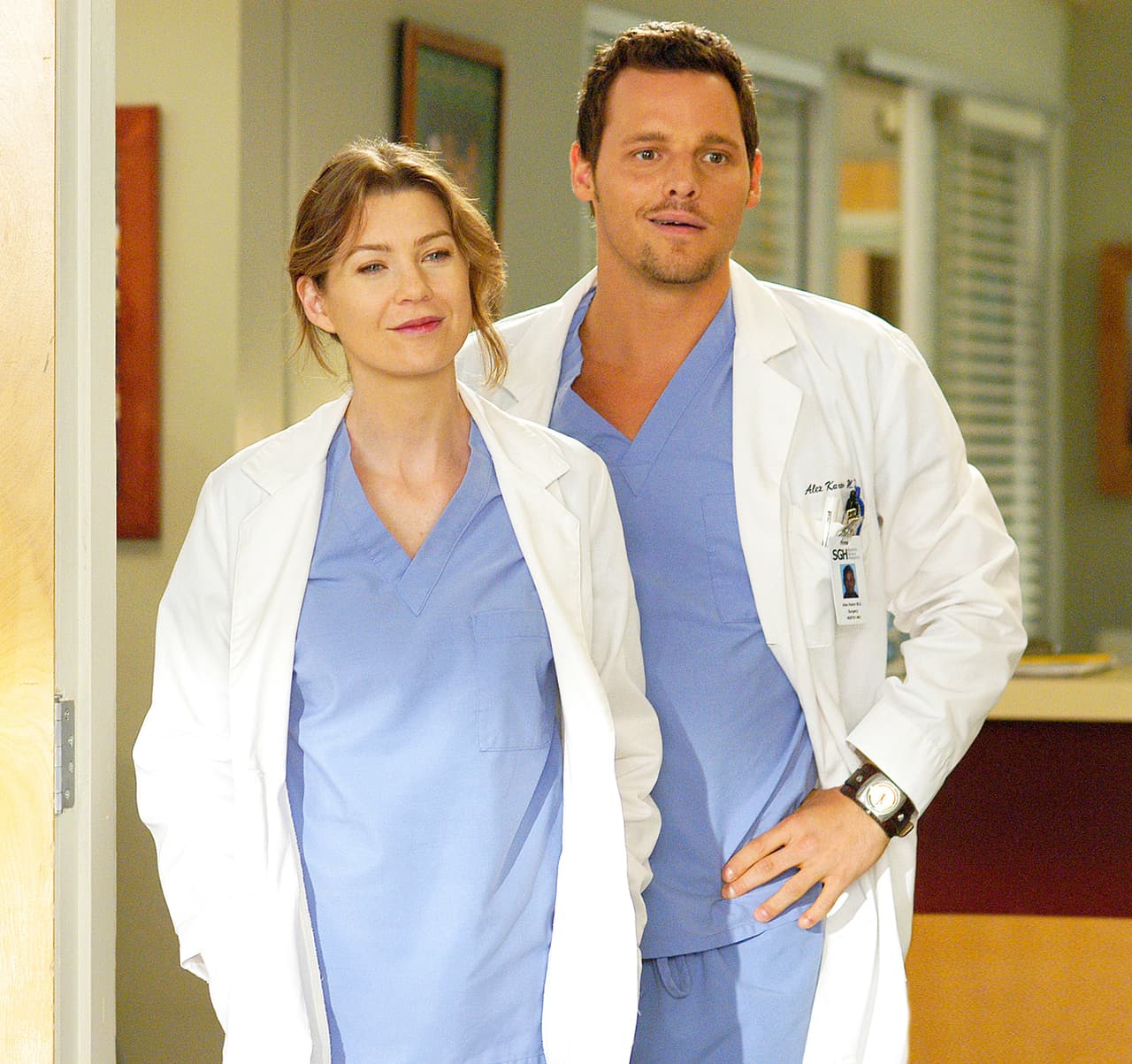 ‘Alex Karev’ (Justin Chambers) fue agregado en el guión después de grabar el episodio piloto, por lo que sus escenas fueron insertadas digitalmente (FOTO; ABC)
