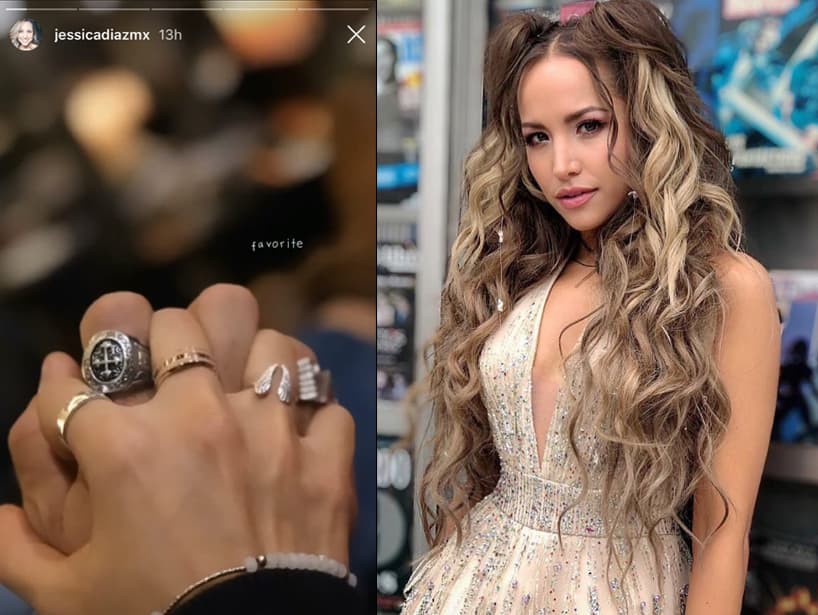 Jessica Díaz compartió la misma imagen que José Ron