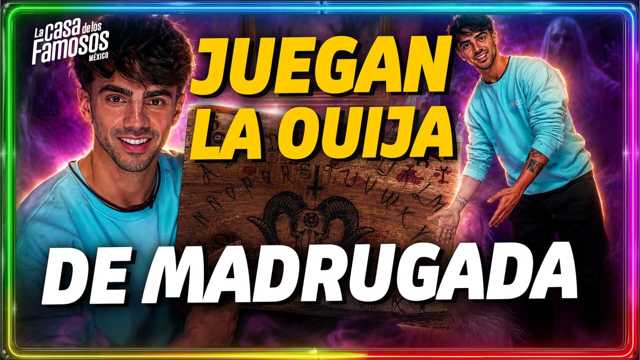 Fede juega a la OUIJA en la MADRUGADA con los habitantes y les responden desde EL MÁS ALLÁ