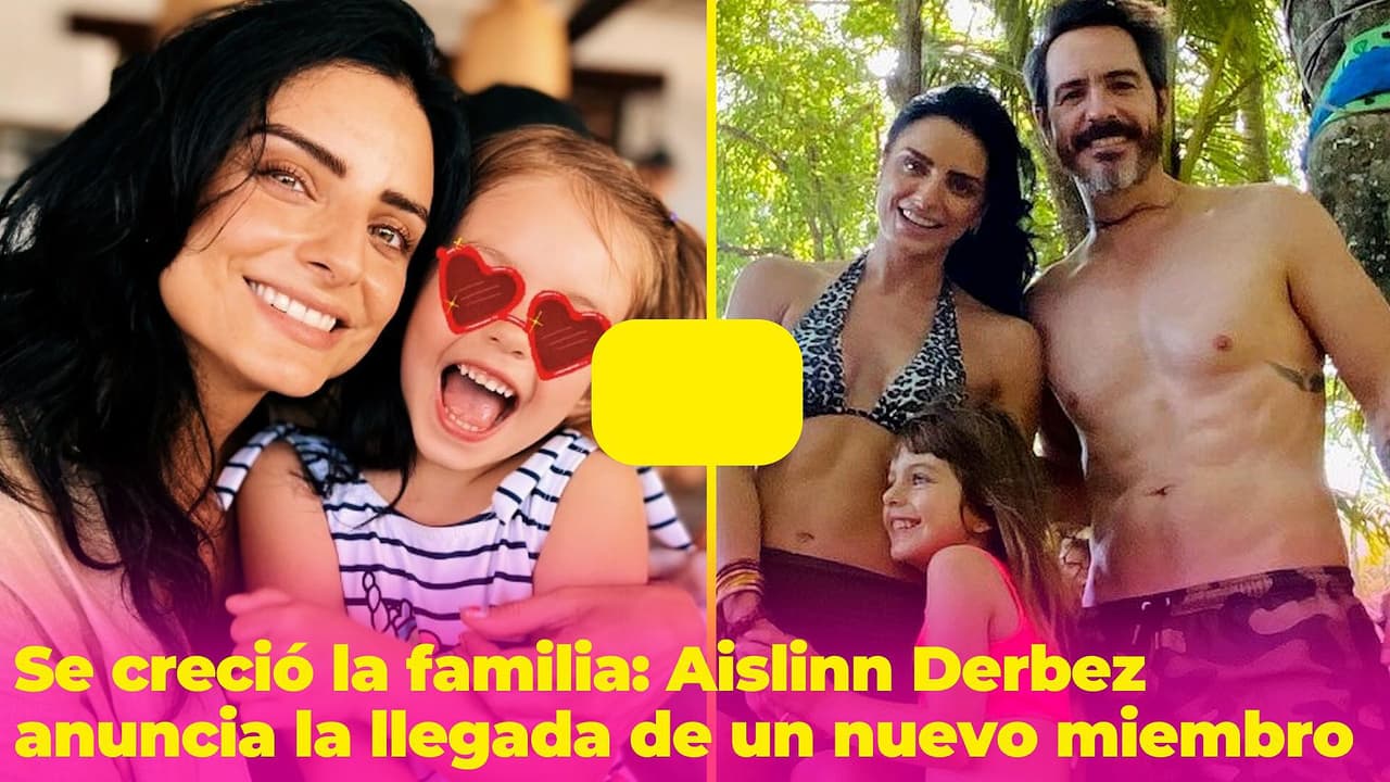 Aislinn Derbez anuncia emocionada la llegada de un nuevo miembro a la familia