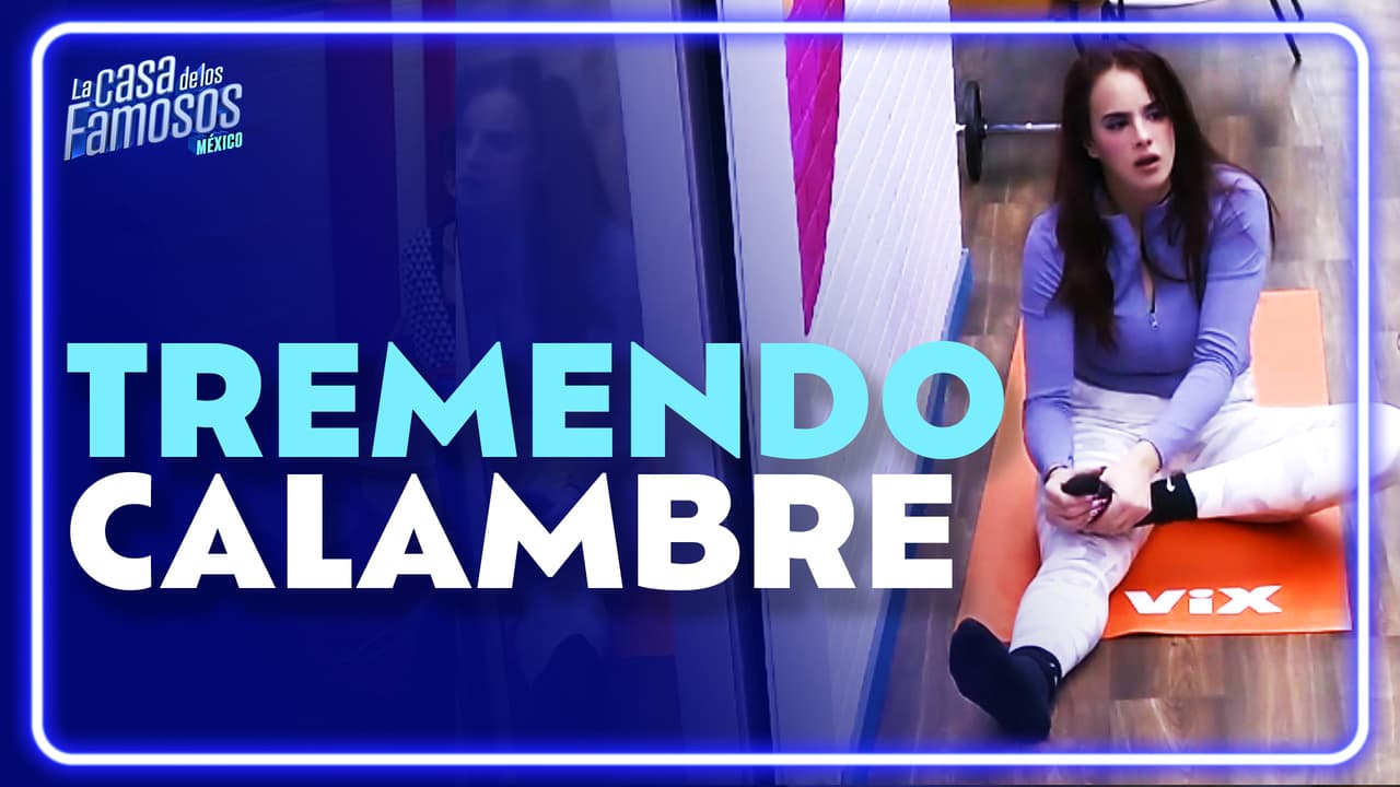 Gala Montes fue atacada por un calambre a media rutina