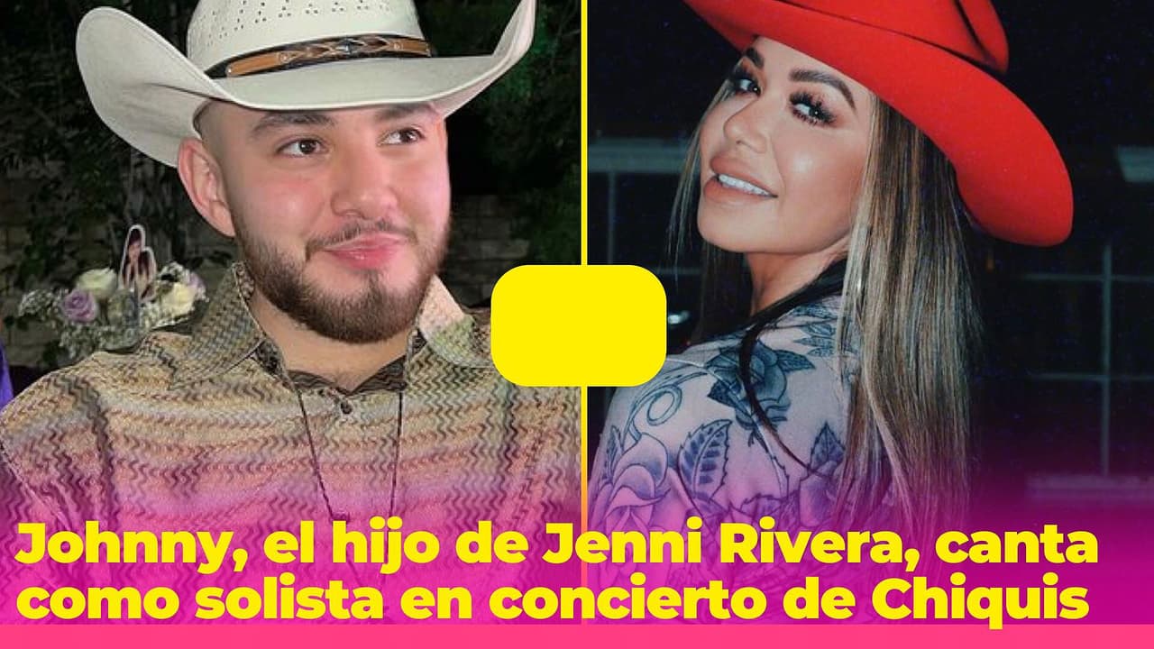 ¡Como solista! Johnny, el hijo de Jenni Rivera, canta en concierto de Chiquis y gritan eufóricos