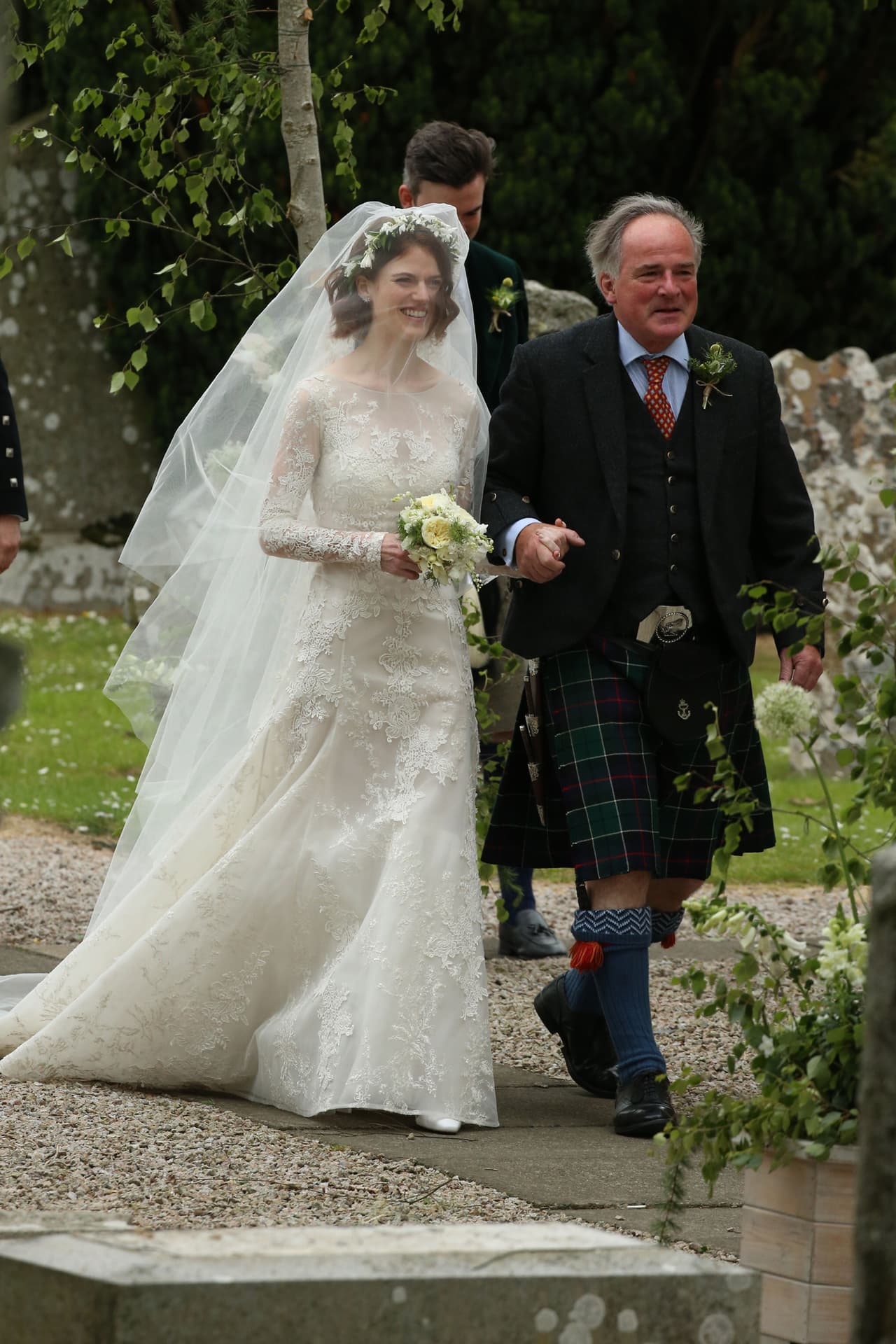 Los actores se casaron el sábado pasado en Aberdeen, Escocia (FOTO: The Grosby Group)
