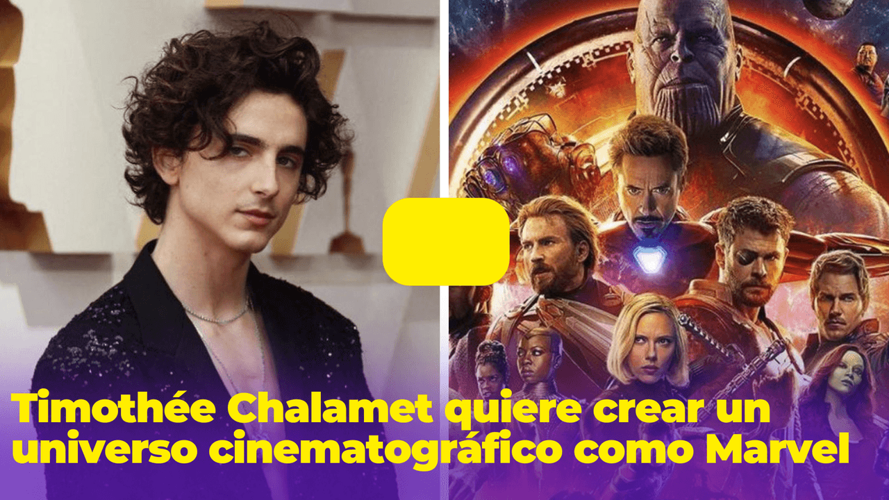 ¿Timothée Chalamet quiere competir con Marvel? Busca crear un universo cinematográfico musical