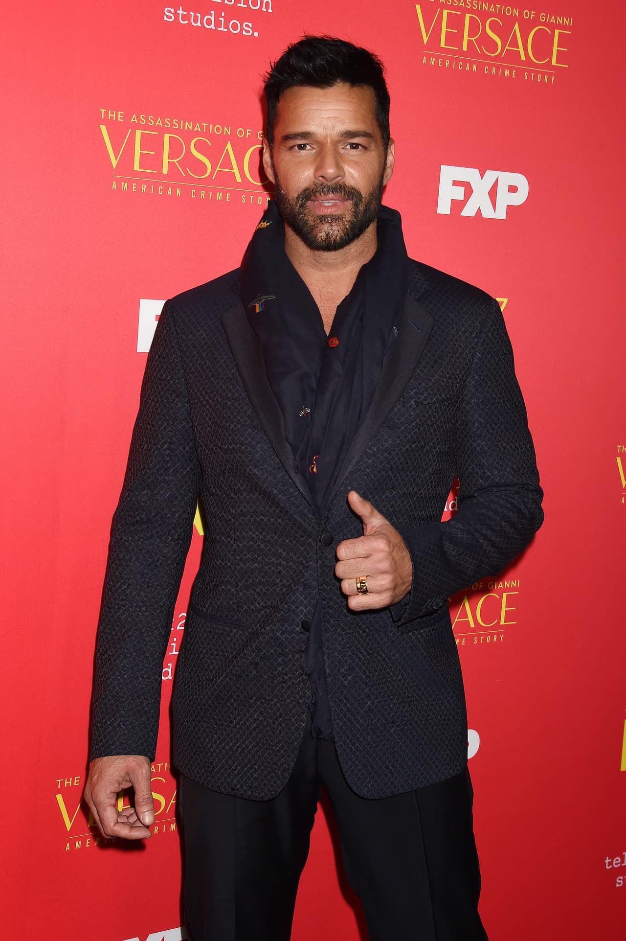 Ricky Martin en la presentación de la segunda temporada de 'American Crime Story'