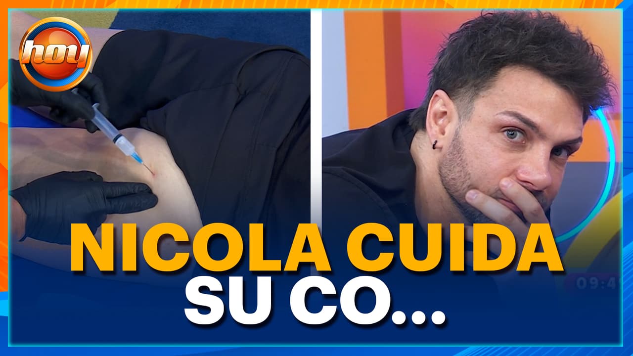 Nicola reafirma sus glúteos con inyecciones