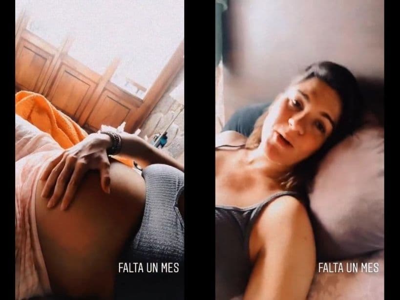 Zoraida Gómez mostró cómo luce su pancita en el octavo mes de embarazo
