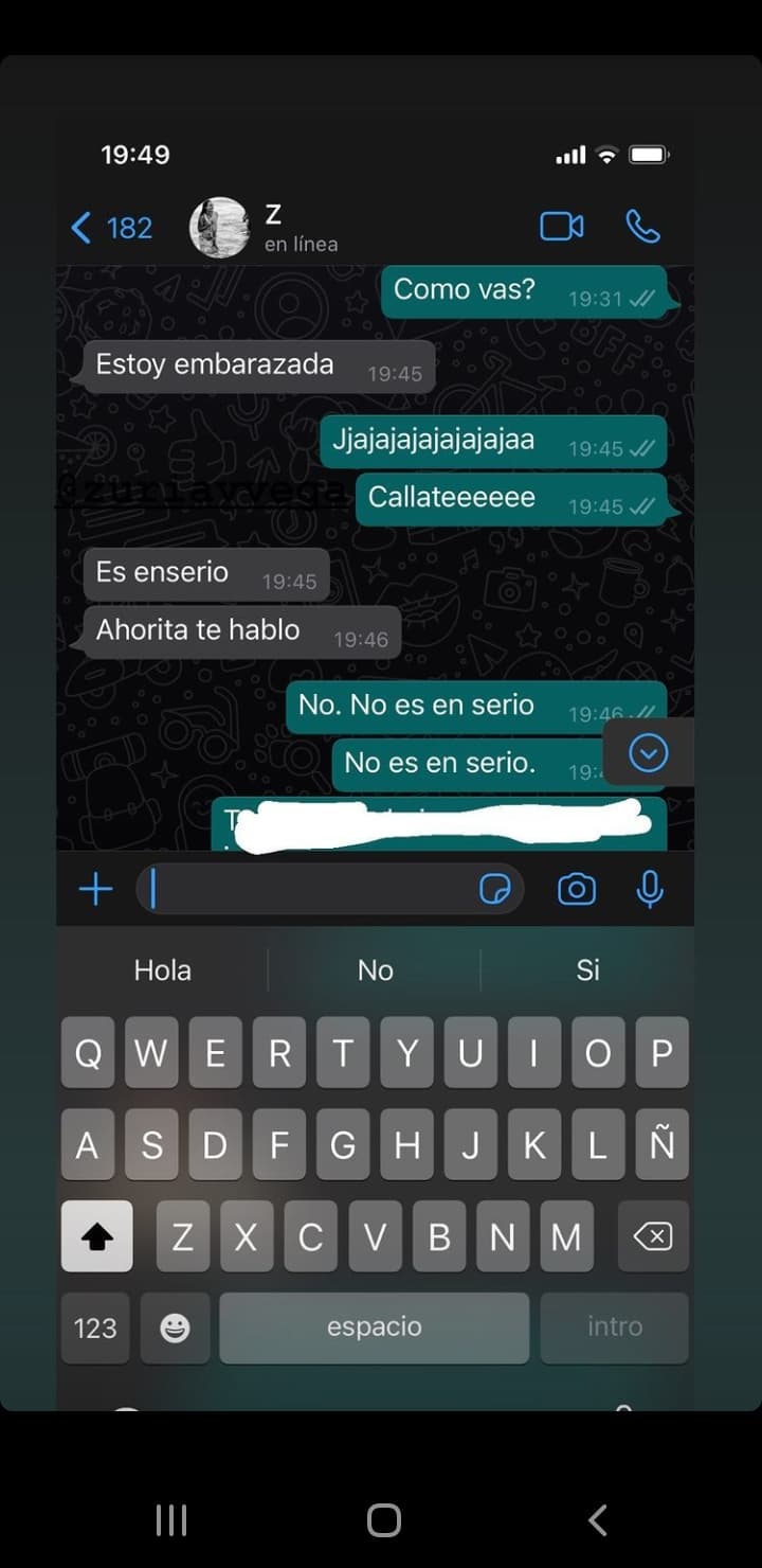 Zuria Vega le jugó tremenda broma a su esposo, asegurando que estaba embarazada