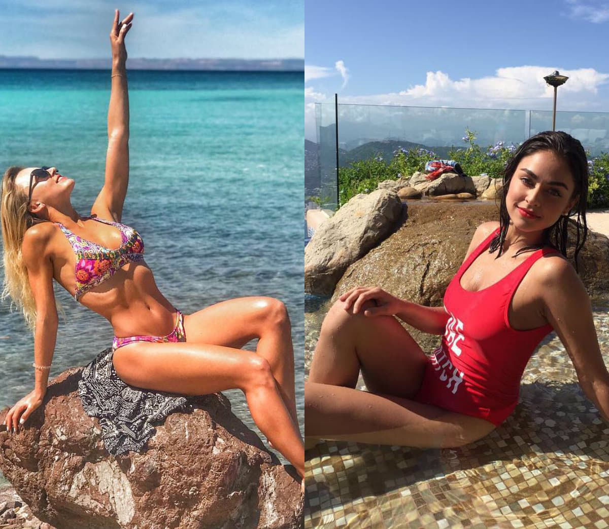 Angelique Boyer y Claudia Martín protagonizan ‘Amar a muerte’ y ahora se enfrentan en una guerra de bikinis, que nos hará sudar