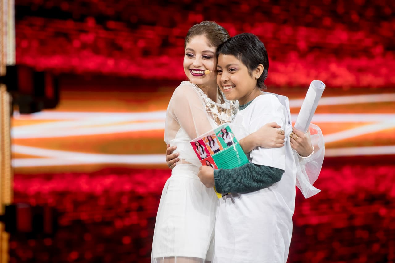 Pero que su postura en la competencia no te engañe, ella sigue demostrando que como ser humano posee un gran corazón.