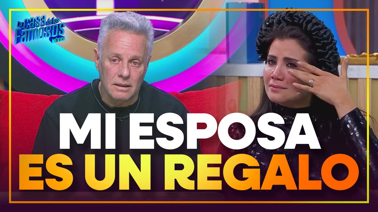 Alexis no puede parar de llorar al hablar del regalo que ha sido su esposa