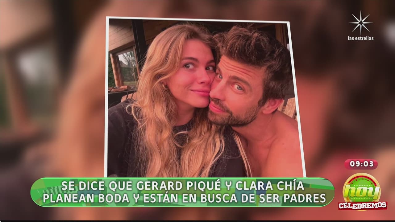 Tras reconciliación con Shakira, revelan en Hoy que Piqué ya tiene planes de boda y embarazo