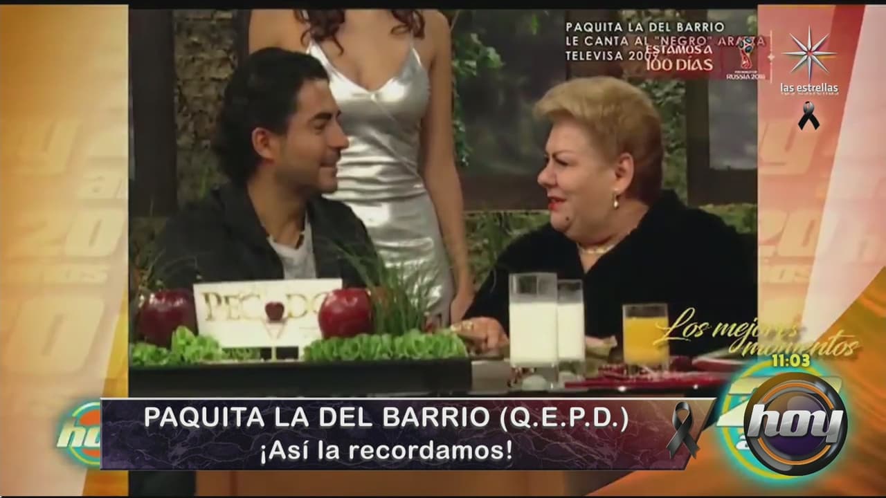 Raúl Araiza hizo llorar a Paquita la del Barrio antes de su muerte
