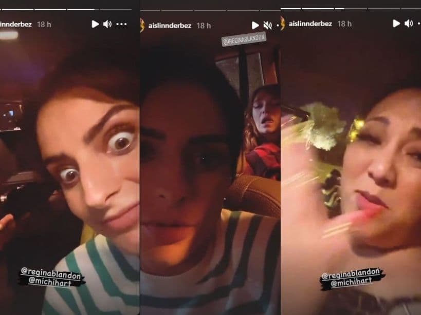 Aislinn Derbez balconeó a Regina Blandón y Michelle Rodríguez.