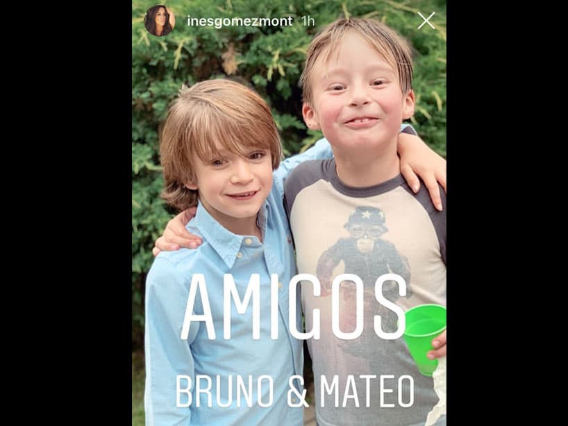 Mateo, el hijo de Galilea Montijo, fue uno de los invitados. Incluso, Inés publicó el tierno momento que compartió con Bruno.