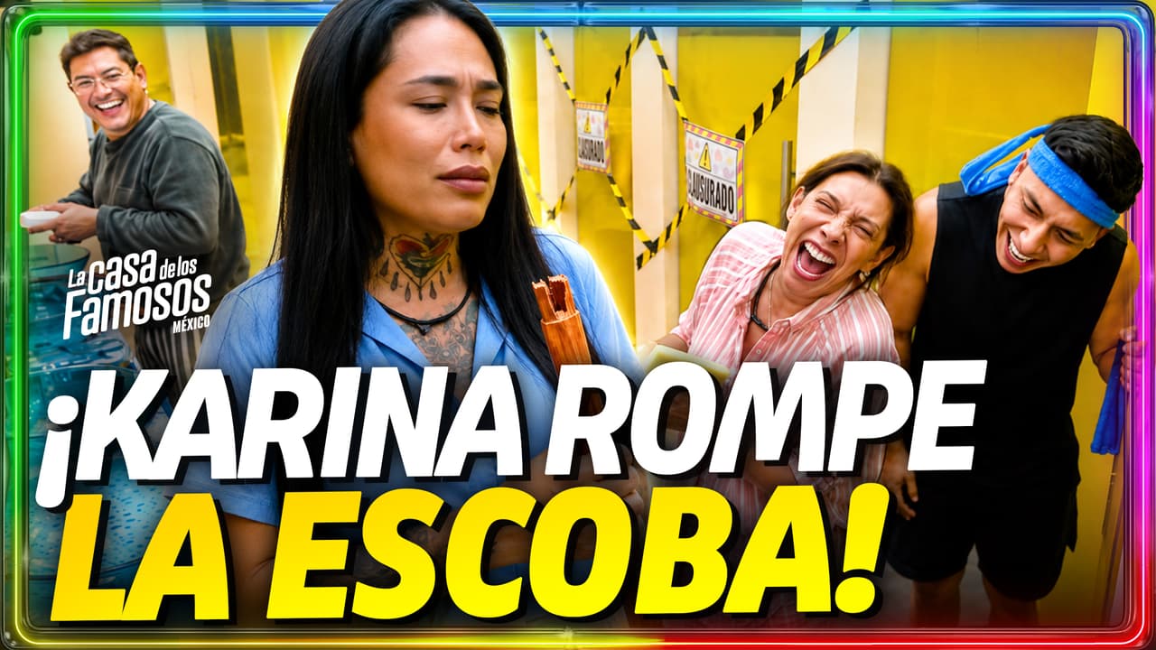 ¡Exhaustivo! Entre pura carcajada Cynthia, Karina y Ese Pérez se ponen a LAVAR LOS BAÑOS