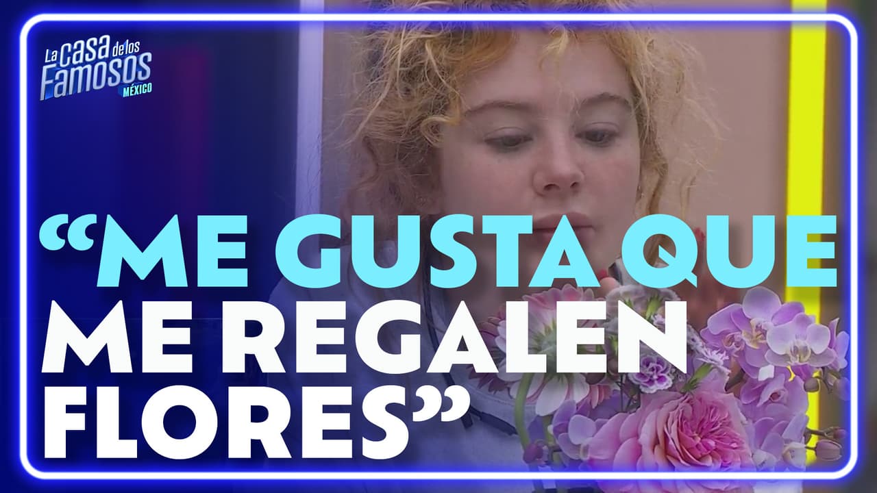 Briggitte saca su lado romántico y pide que le regalen flores