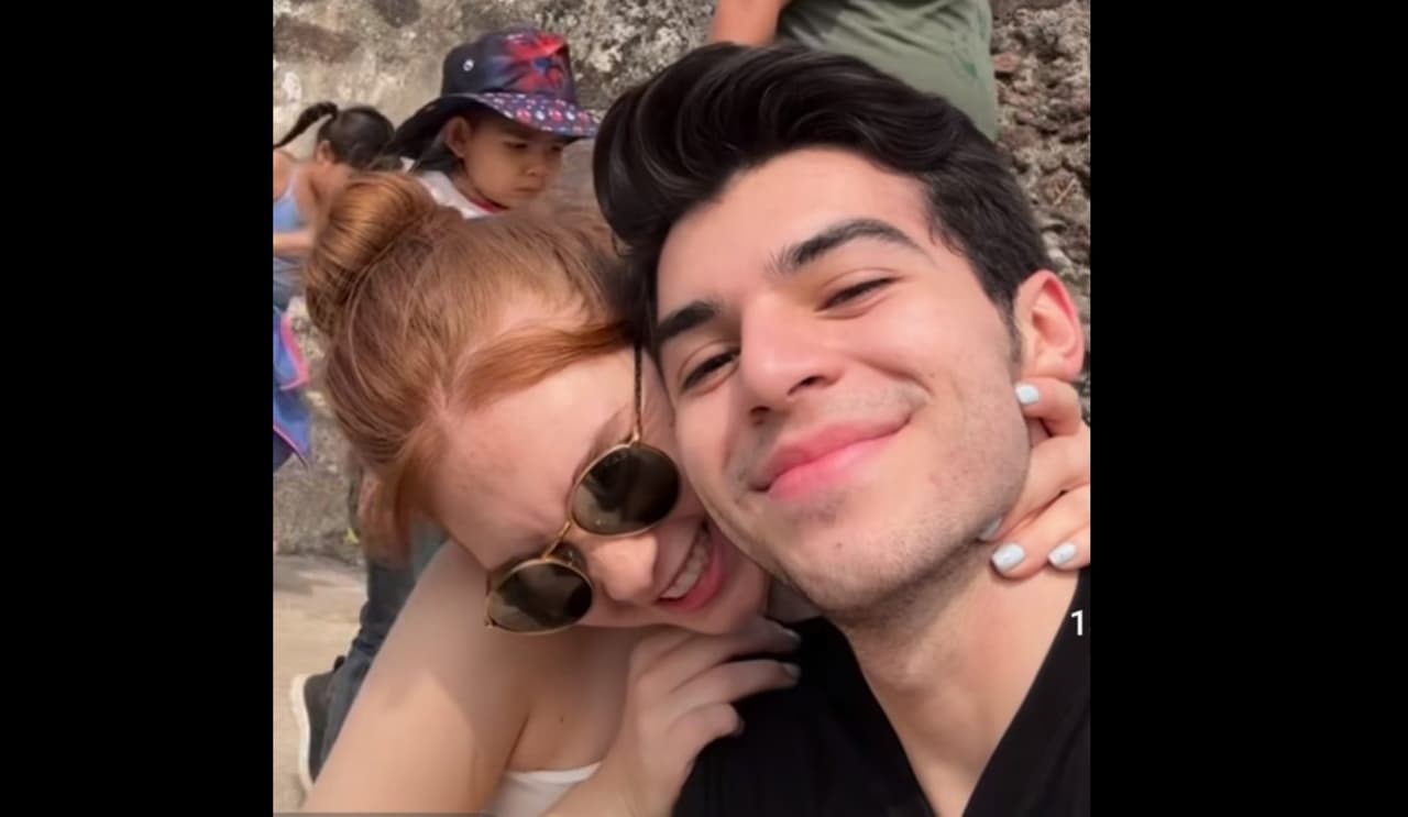 Daniela Martínez y Andrés Vázquez, actores.