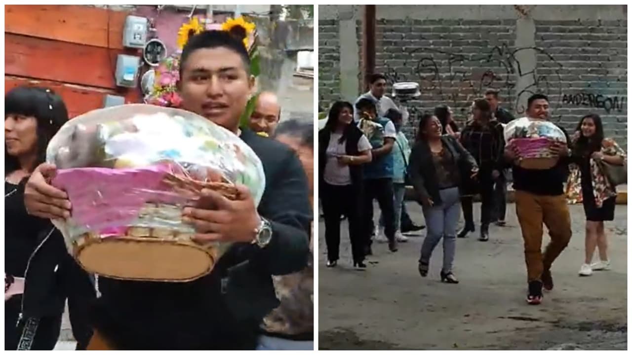Joven va junto a toda su familia a pedir la mano de su novia y se hace viral