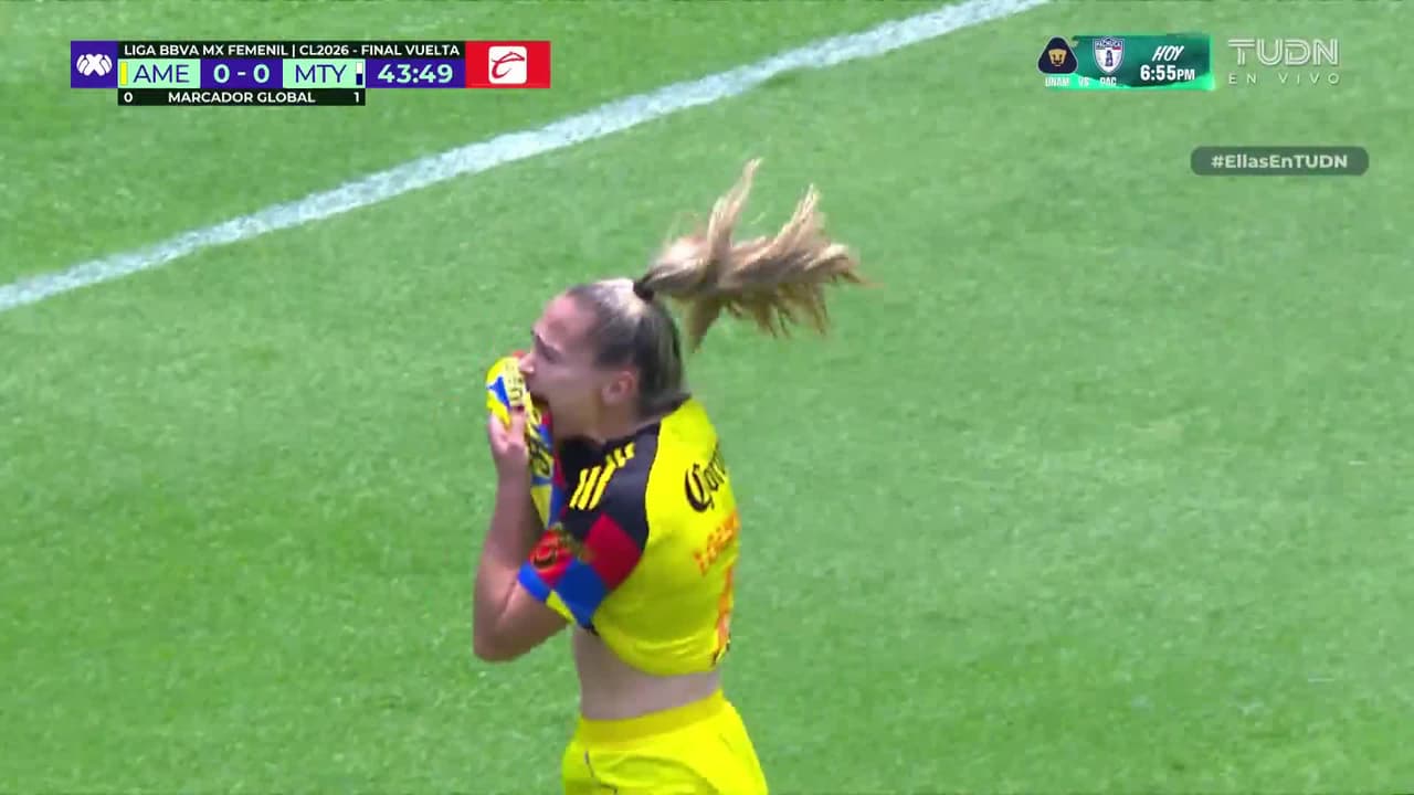 ¡Gooool del América! Irene remata tras un rechace para empatar el global  