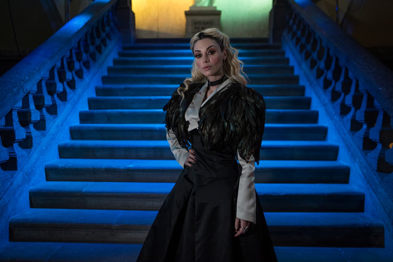 Lía Ferrer fue una de las actrices mejor vestidas de la noche.