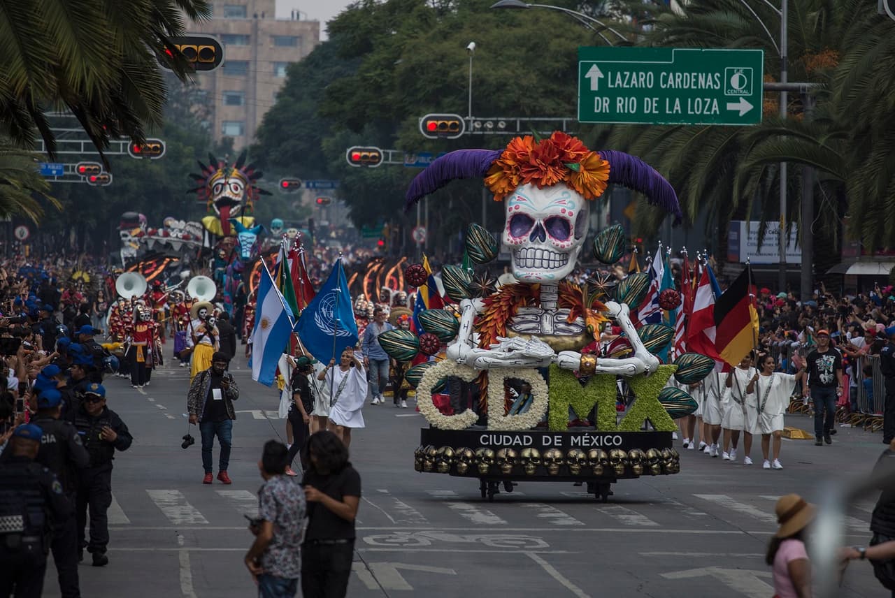 La Catrina fue la protagonista del desfile.