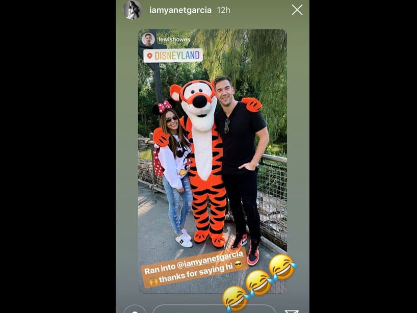 En abril, Yanet y Lewis viajaron a Disneyland, compartiendo algunas imágenes de este paseo a través de Instagram stories.