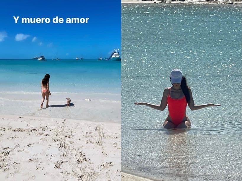 Tras el revuelo que causó en redes sociales, Camila Sodi compartió con sus millones del seguidores parte de su “Lunada romántica”, sin dar mayores detalles de su lujoso y espectacular viaje por las Bahamas.