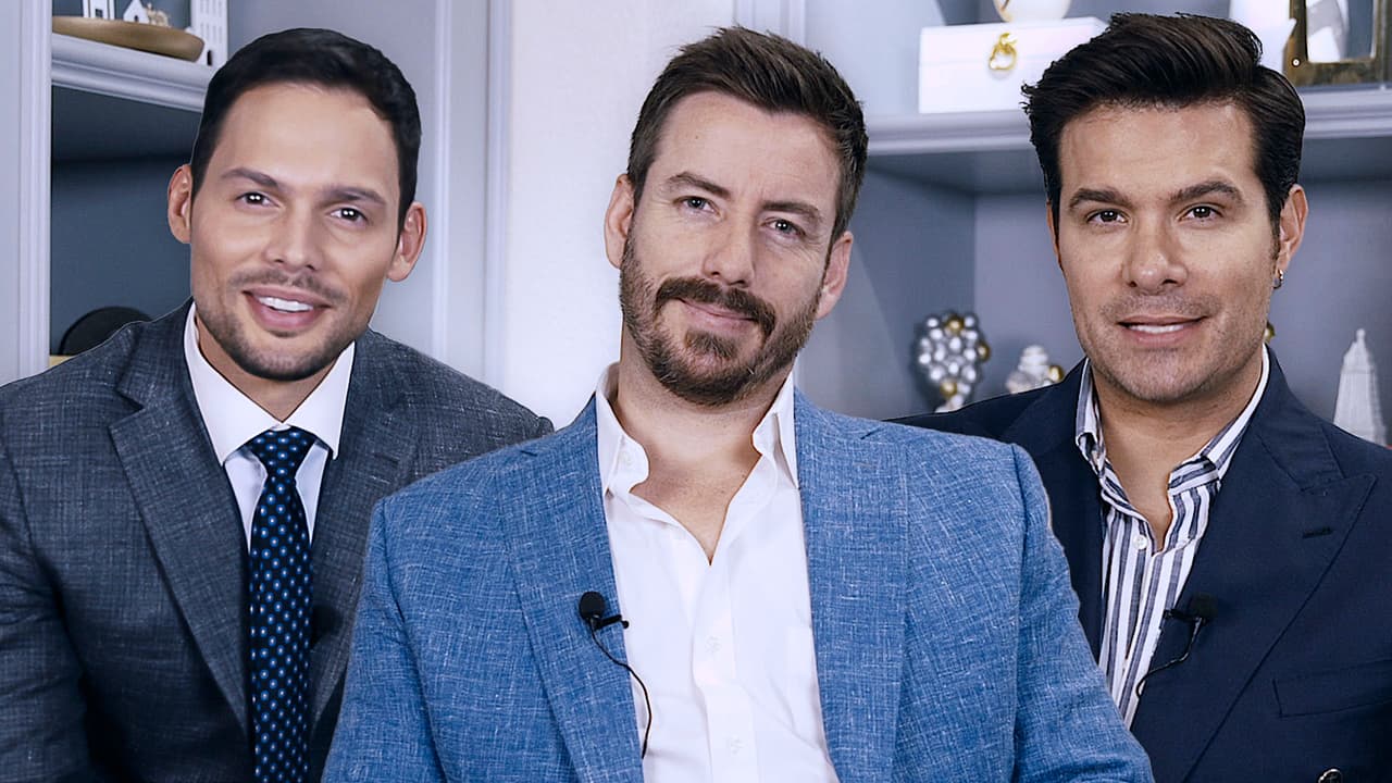 Emmanuel Palomares, Juan Diego Covarrubias y Brandon Peniche responden en exclusiva el cuestionario de Las Estrellas