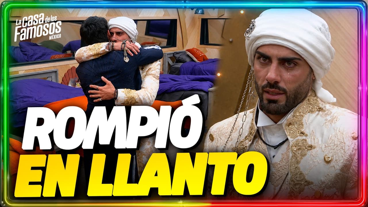 Masad se ROMPE y LLORA en el hombro de FEDE
